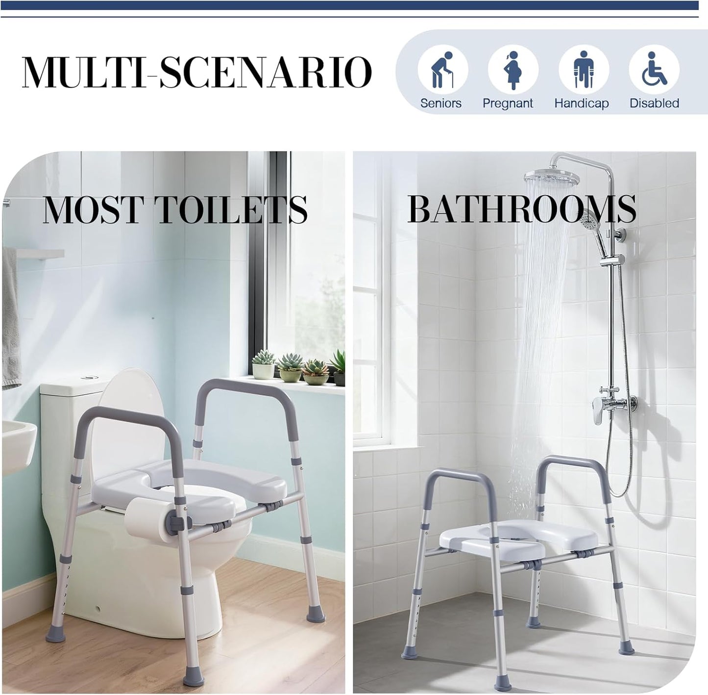 Toilet Seat Risers for Seniors