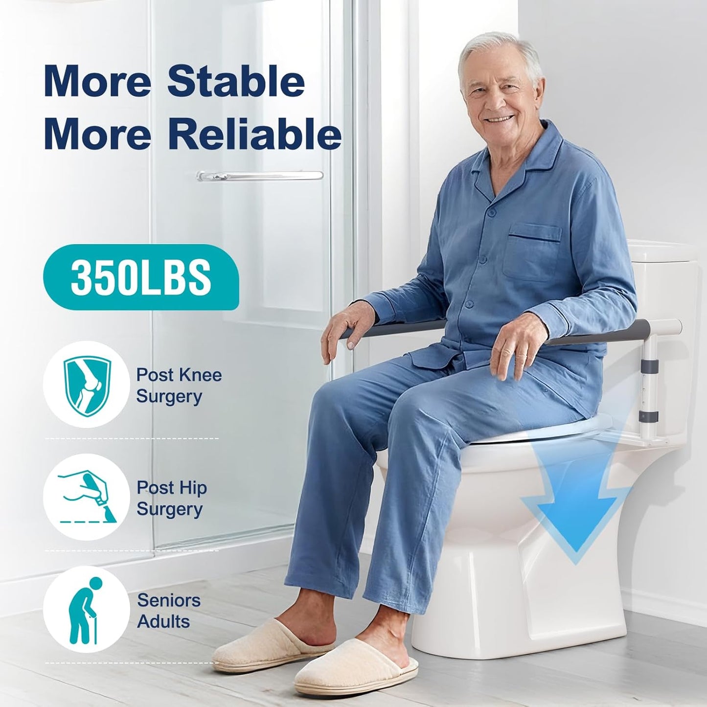 Toilet Safety Rails for Seniors