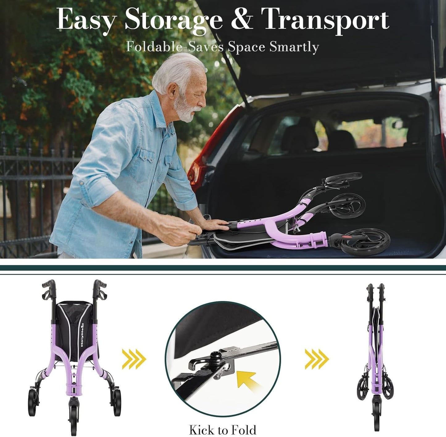 3 Wheel Walkers for Seniors