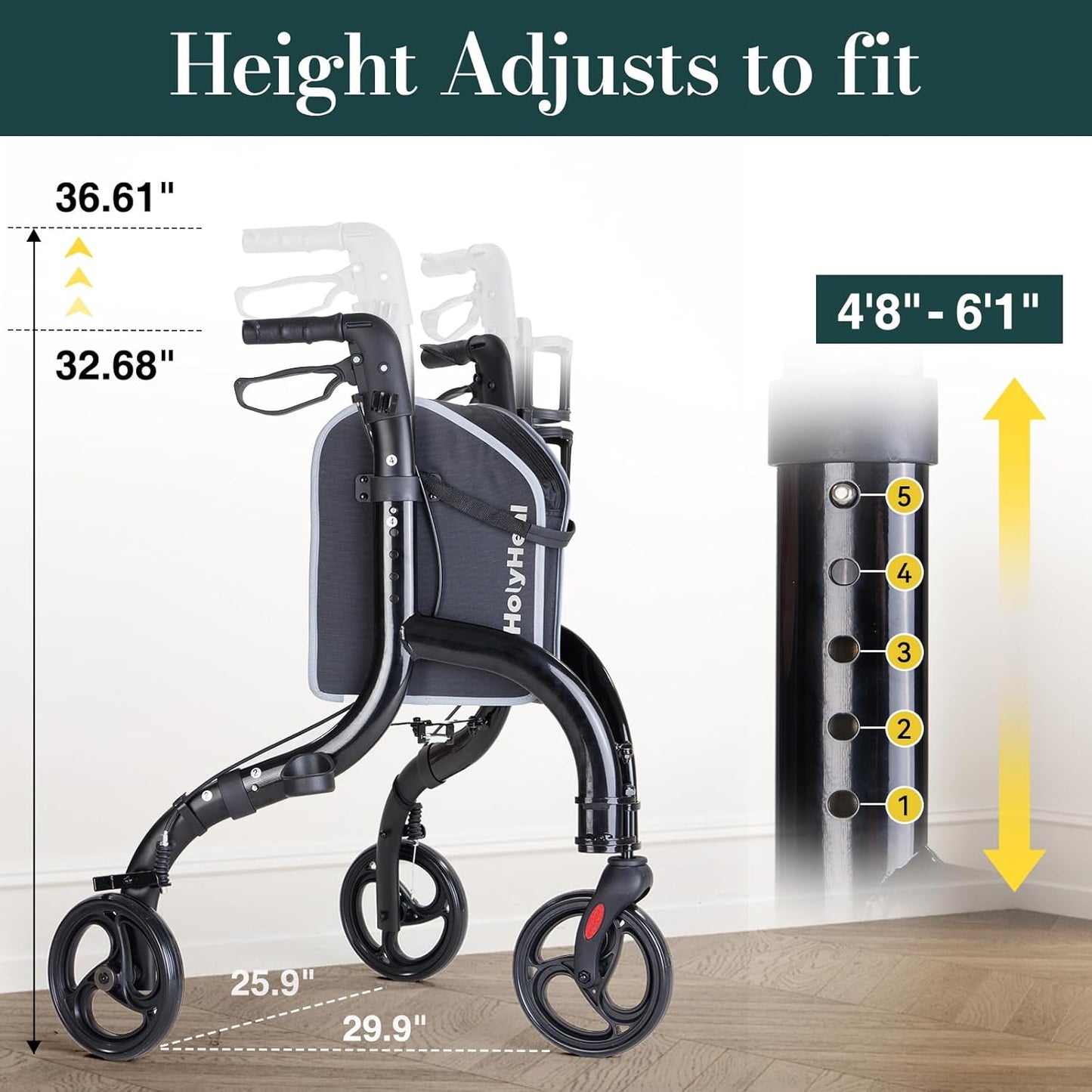 3 Wheel Walkers for Seniors