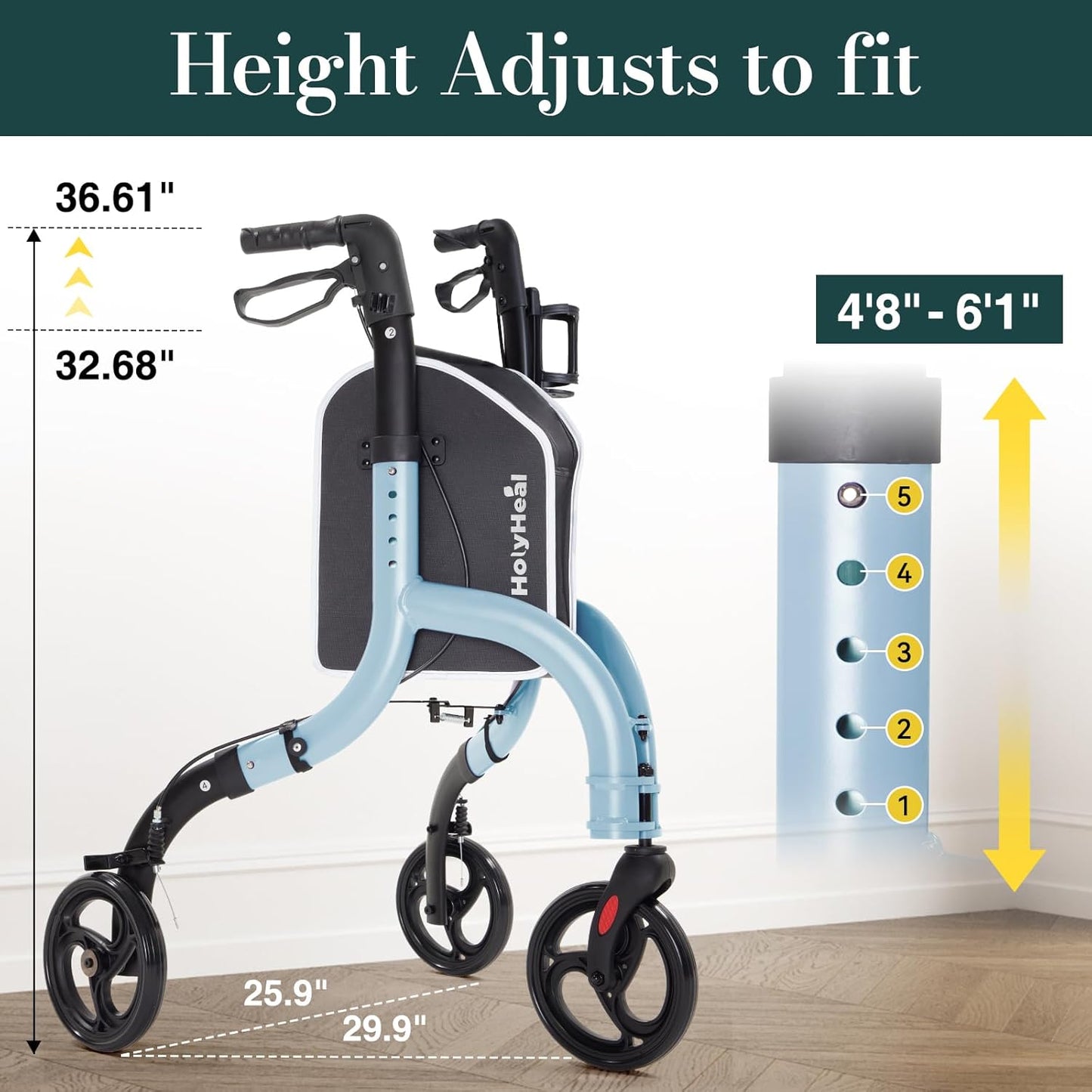 3 Wheel Walkers for Seniors