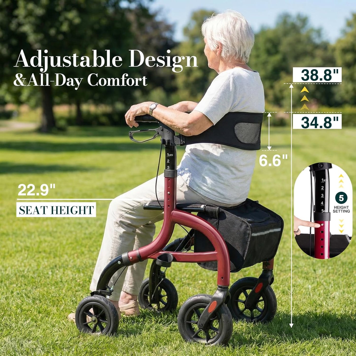 4 Wheel Walkers for Seniors