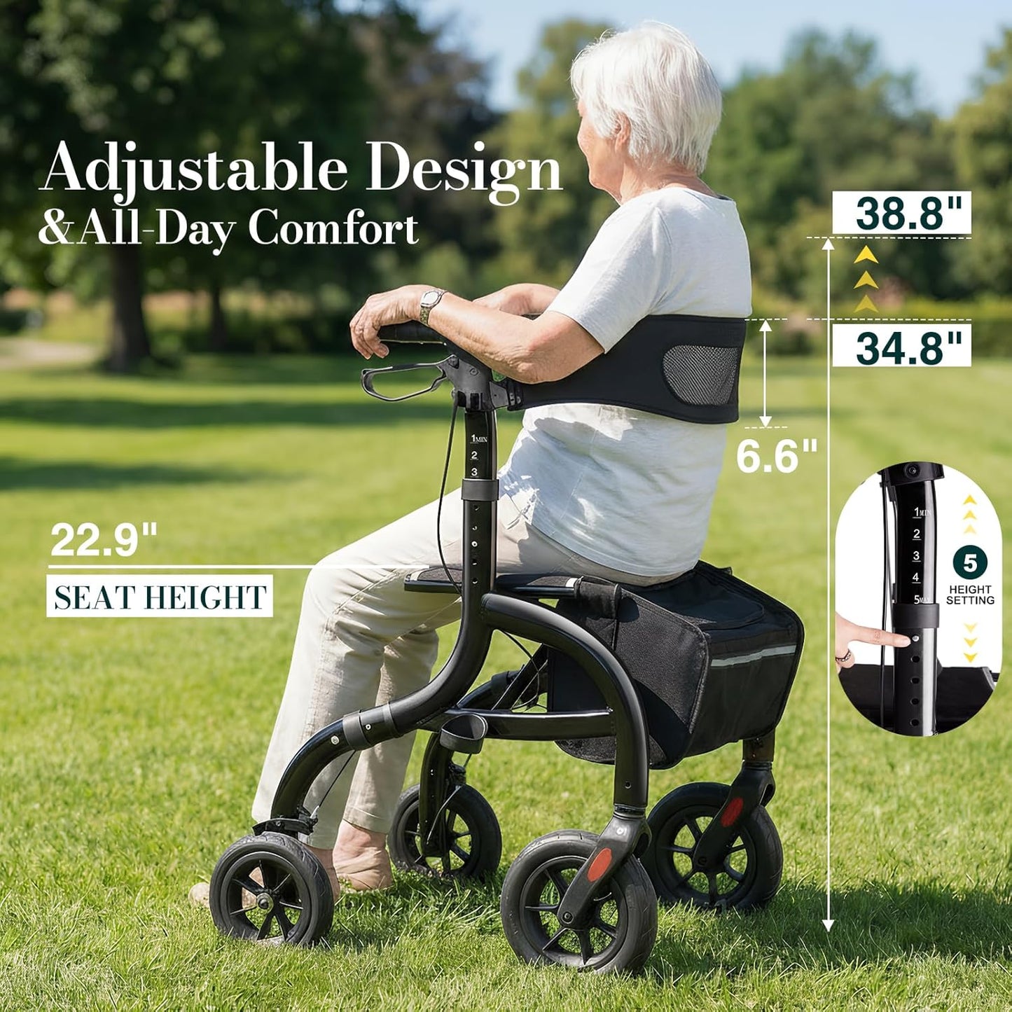 4 Wheel Walkers for Seniors