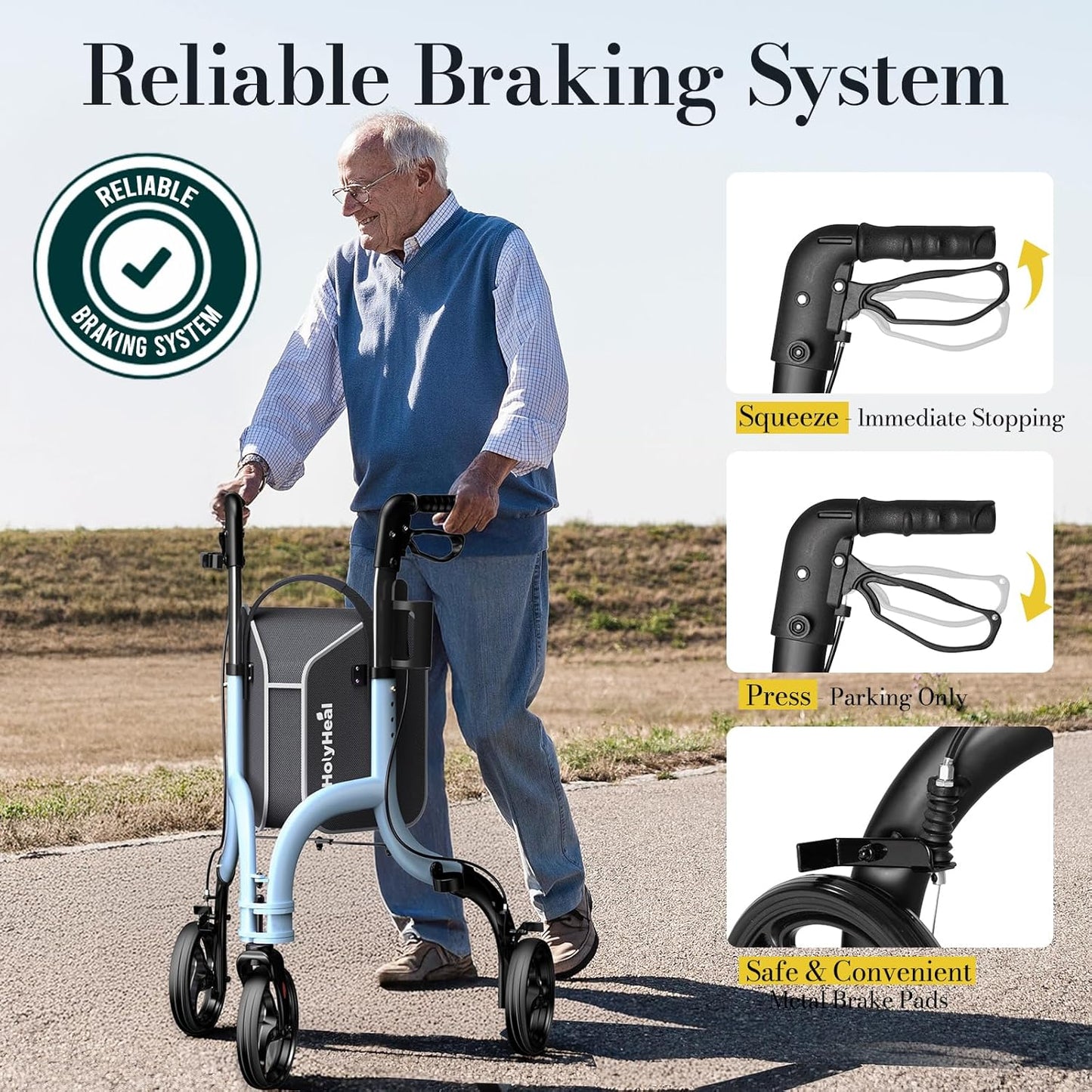 3 Wheel Walkers for Seniors