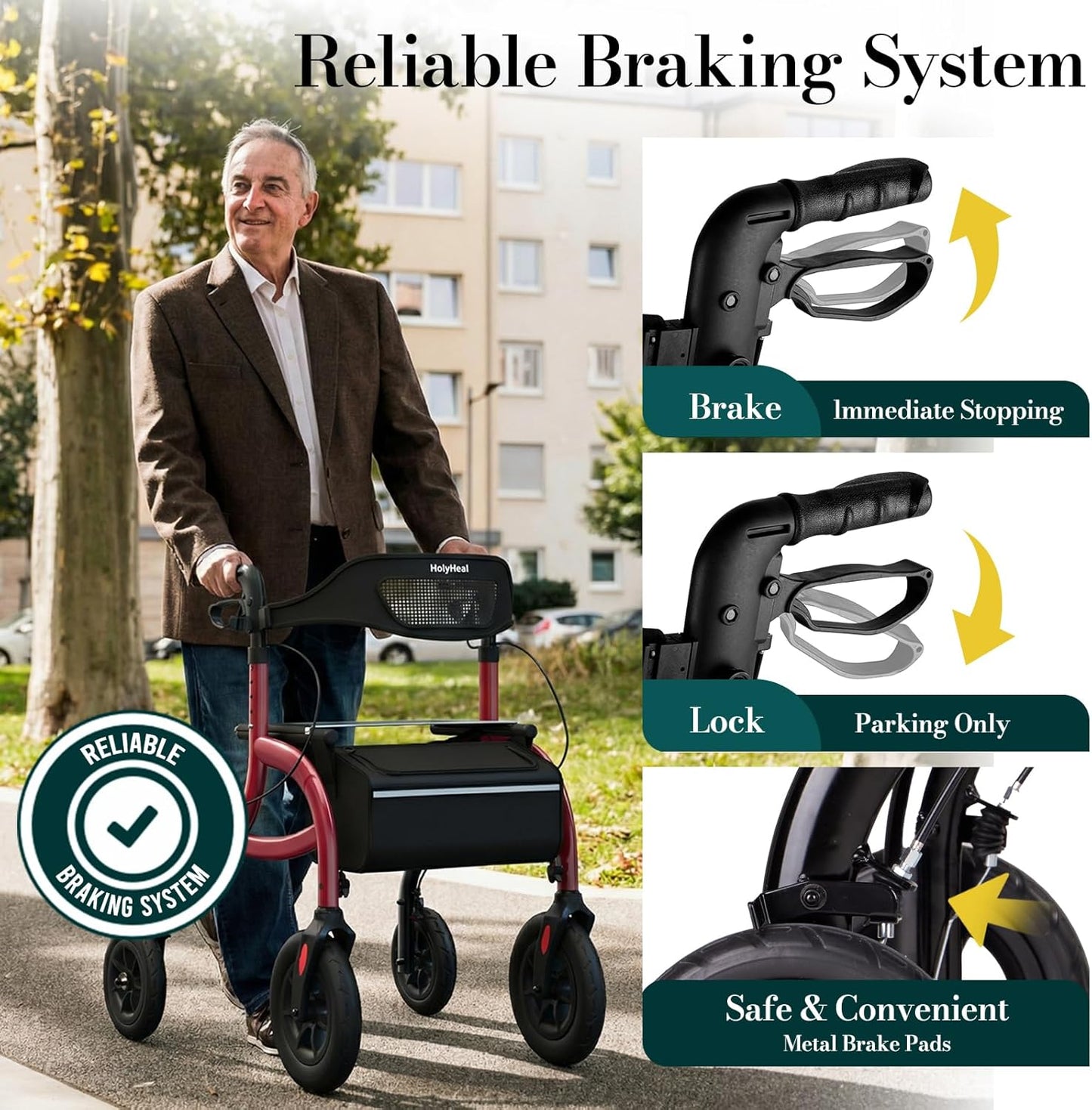 4 Wheel Walkers for Seniors