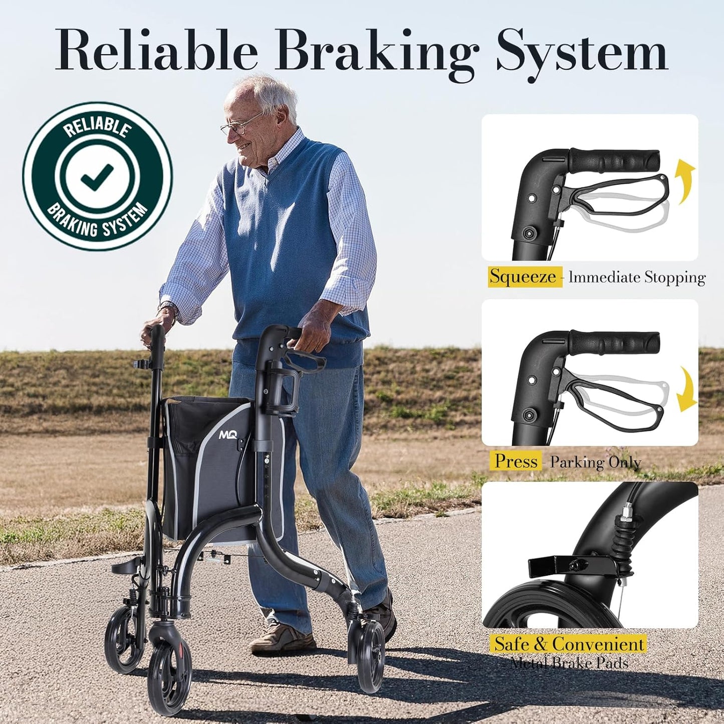 3 Wheel Walkers for Seniors